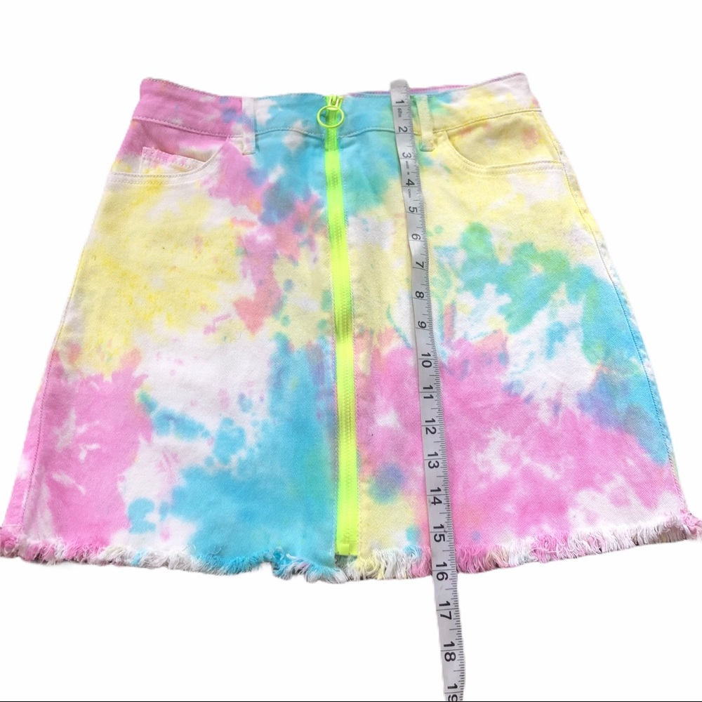 NWT Love Tree Tie Dye Skirt - Picture 4 of 10